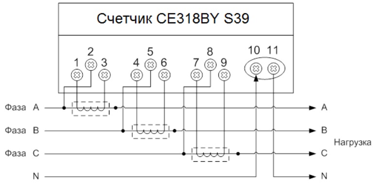 Купить Счетчик Электроэнергии Трехфазный Се 318